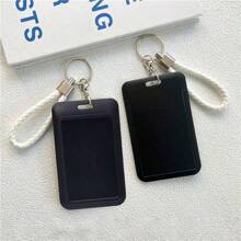 1pc Cor Lisa Plástico Macaron Estilhaços Clipe Design Portátil Para Estudante Cartões Cartões Presente Para Amigos Presentes Para Porta-Cartão Carteira Porta-Cartão de Visita Porta-Cartão de Crédito Porta-Cartão de Identificação Mulheres Para Mulheres Para Homens Cartão Carteira