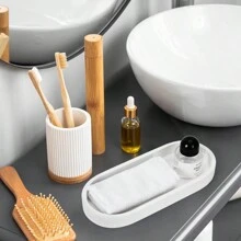 1 pièce Plateau de rangement en silicone - Plateau de rangement d'éponge pour évier de cuisine, plateau de vanité créatif sans perforation, plateau de salle de bain, plateau de rangement de bijoux, boîte de rangement, support de rangement. Cadeaux d'Halloween, de Noël et de rentrée scolaire - Multicolore - Voir 8