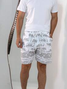 Tactel Shorts Thick Men's Mauricinho Adult Surf Beach Pool Quick Dry Gym Bermuda Summer - Xám - Xem 2