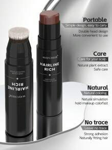 Quick-Fix Hairline Concealer Stick - Instantly Camouflage Roots & Create Natural Contour - Waterproof, Smudge-Proof, Long-Lasting - Perfect For Seamless Touch-Ups, All Hair Colors
