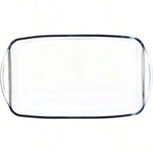 Refractario rectangular de vidrio 2.7L - transparente - Ver 6