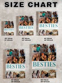 1 件个性化照片帆布印刷 - 帆布印刷您的照片，定制墙壁艺术，适用于卧室、客厅、婚礼、婴儿、宠物、家庭、爱情、情侣、朋友、图片、照片、相框墙壁艺术、圣诞礼物、最佳朋友礼物、家庭礼物、生日礼物、送给家人/朋友/女朋友/男朋友的礼物 - Style-1 - 查看 7