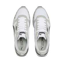 Puma Zapatos casuales con amortiguación retro R78 para hombres y mujeres, para usar a diario, viajar y hacer deporte (373117-02) - blanco-gris claro-negro - Ver 4