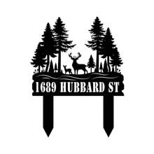 1 件金属门牌号标牌，定制名称金属心形蝴蝶纪念桩，定制迷你雪纳瑞纪念桩金属标牌，个性化雪纳瑞金属名称标牌带桩，狗宠物金属桩标牌装饰