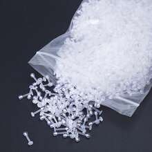 10-50pcs Clear Acrylic Lip Ring Piercing, Simple Style, Flexible Bar Body, 6/8/10/12mm, Uncoated, No Setting, Men's Body Piercing Jewelry, Ear Cartilage Tragus Helix Retainer Earrings - Lip Studs - View 8