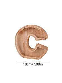 定制木制英文字母硬币存钱罐，儿童男孩存钱罐，透明创意礼物冬夜礼物返校冬季礼物创意男孩女孩情人节 - 彩色 - 查看 12