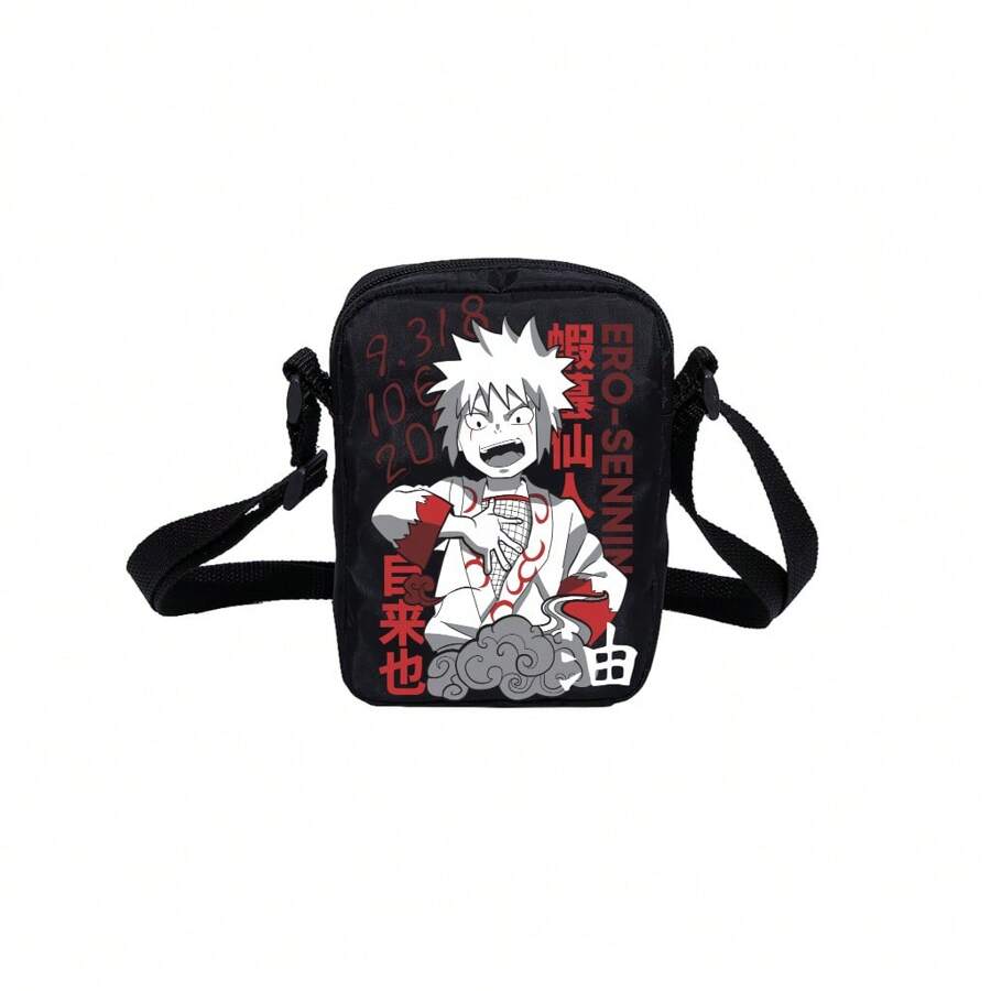 Unisex Children's Crossbody Shoulder Bag With "Jiraya 2" Prints - 彩色 - 查看 1