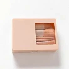 5 peças/conjunto novo mini conjunto de pincéis de maquiagem com estojo de espelho, pincéis de maquiagem portáteis para viagem, incluindo sombra, pincel para blush, conjunto completo de pincéis de maquiagem - Multicolorido - Ver 11