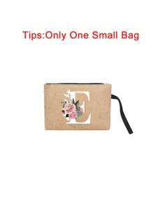 一套两只亚麻手提袋 - 一只印有 A-Z 字母，另一只印有字母和花卉图案，适合母亲节、个性化礼物等场合。黄色亚麻手提袋配白色提手，大小手提袋组合，完美适用于婚礼、生日、海滩、节日等场合 - 送给女性、母亲、教师、朋友、伴娘、学生、返校季的理想礼物（提供两只装和单只装两种选择）。 - 卡其色 - 查看 13