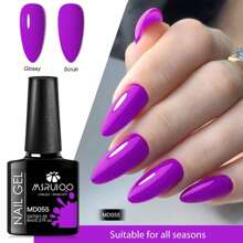 8毫升凝胶指甲油，亮蓝色、绿色、紫色、红色、黄色、橙色，可卸除，UV/LED美甲，家用DIY美甲沙龙，女士美甲 - 彩色 - 查看 17