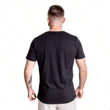 Kit 5 Slim T-Shirts V-Neck Short Sleeve Casual Comfort - 查看 4