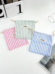 1 Túi rút ngang đựng kẹo, Túi đựng đồ trang điểm di động thời trang, đa chức năng, Túi đựng đồ lớn đựng ví, son môi, băng vệ sinh, miếng lót túi, tiền xu, chìa khóa, tai nghe không dây, Air Pod, tai nghe có dây, cáp, bộ sạc, tai nghe, hộp đựng đồ vệ sinh cá nhân dễ thương, túi đựng đồ du lịch, dành cho phụ nữ, kẹo, y tá, nữ sinh, quà tặng ngày lễ. - Nhiều màu - Xem 3