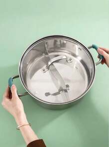 2pcs Random Color Heat-Resistant Pot Handle Covers, Practical Multipurpose