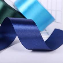 25yards/50yards 4cm Satin Ribbon, Colorful Ribbon For Wedding Chair Decoration, Floral Gifts, Cake Packaging - Multicolor - View 5