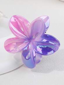 1/6 sztuk Gradient Color Frangipani Flower Hair Clip, słodkie i proste akcesoria do włosów do koków, prezent - Wielokolorowe - Zobacz 8