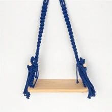 Newborn Photography Prop Wooden Swing Chair, Coffee-Color Infant Photography Accessory Baby Shower Easter Gifts Things For Girls/Boys