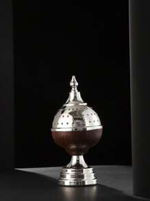ALMAMARA 1pc, Gold Silver Incense Burner, Style, Iron Craft,For Rama Decorations ,Rama Decorations Kareem,Rama Decorations Mubarak,Rama Mubarak,Rama Al-Fitr,Suitable For Home Decoration, Office, Living Room, Living Room, Kitchen, Banquet Necessary Rama Gifts Birthday Graduation - Multicolor - View 18