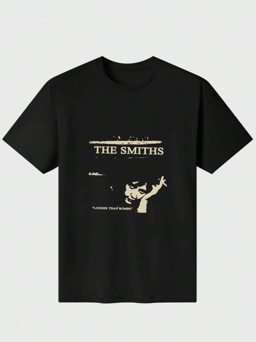The Smiths Album Tee Shirt  Casual Digital Print 220g Pure  Heavy 100% Cotton T Shirt