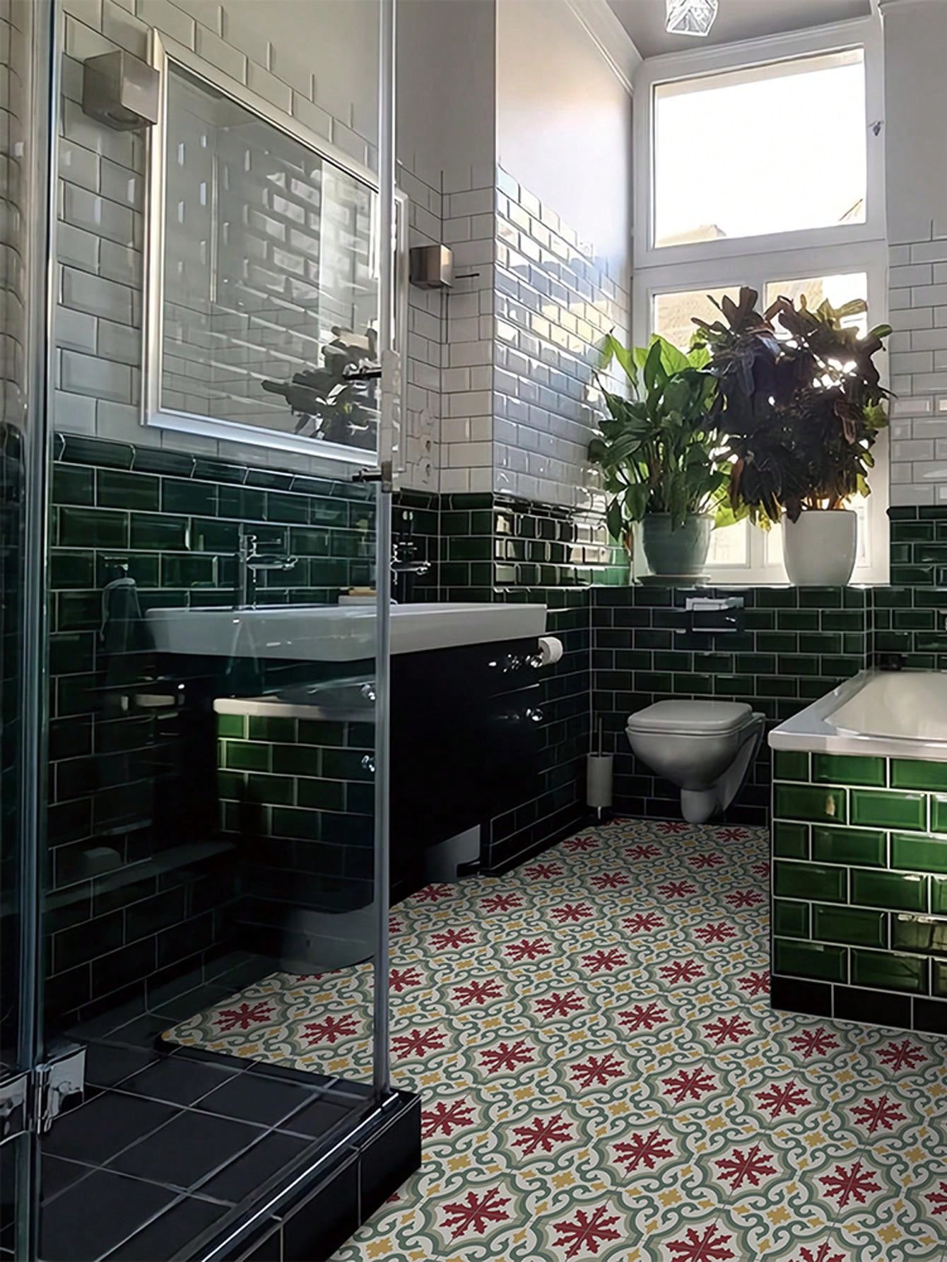 Pavimento In PVC Adesivo -2 Scatole Di 22 Piastrelle Viniliche Autoadesive Marmo Nero Ca 2 M2 89725473 - Foto 9