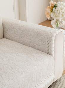 1pc Chenille Jacquard Sofa Cover , Couch Protector For Four Seasons, Universal Furniture Cover For Bedroom, Office, Living Room Home Decor Gifts Birthday Graduation - Multicolor - View 28