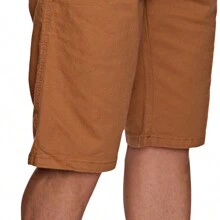 Men's Bermuda Shorts In Thick And Comfortable Colored Twill - 金色 - 查看 2