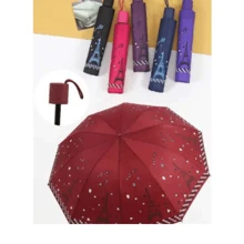 Eiffel Tower Shed Umbrella Code 118. - 酒紅色 - 查看 2