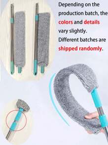 1pc Fibre Duster Brush, For Cleaning Narrow Gaps Under Beds, Sofas, Top Of Cabinets