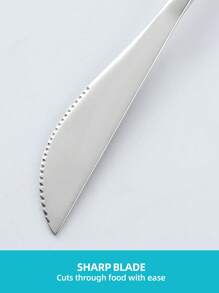 1/4/12/24pcs Stainless Steel Tableware Set ,Elegant 1/4/12/24-Piece Golden Cutlery Set ,Flatware Set With Golden Finish, Reusable Dinner Knives, Forks, Spoons, Teaspoons For Home And Everyday Use