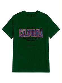Unisex StreetWear T-Shirt 100% Cotton NEW! - 綠色 - 查看 2