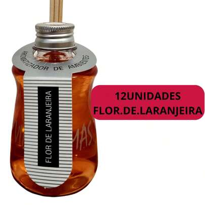 12 Aromatizadores De Ambiente Difusor Varetas Aromas 240ml - Decoração - Presente - Fragrância