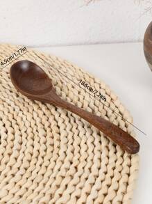 14pcs/Set Rosewood Tableware Set: Rosewood Bowls, Cups, Condiment Plates, Plates, Spoons,School Supplies
