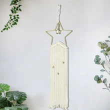 1 đồ trang trí nhà hình ngôi sao dệt tay, đồ trang trí treo, Dreamcatcher sáng tạo để trang trí chợ trời, trang trí nhà, trang trí phòng, trang trí tường - Nhiều màu - Xem 6