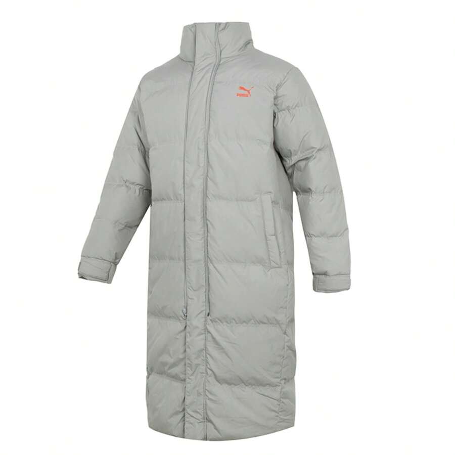 Puma 羽絨衣男戶外保暖長連休閒衣馬甲兩件帽/兩件套可感，長羽絨外套+羽絨馬甲/建議拍小一號 598317-84
