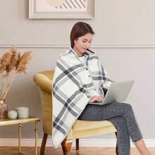 1 chiếc chăn đa năng dùng để ngủ trưa - Nhiều màu - Xem 2