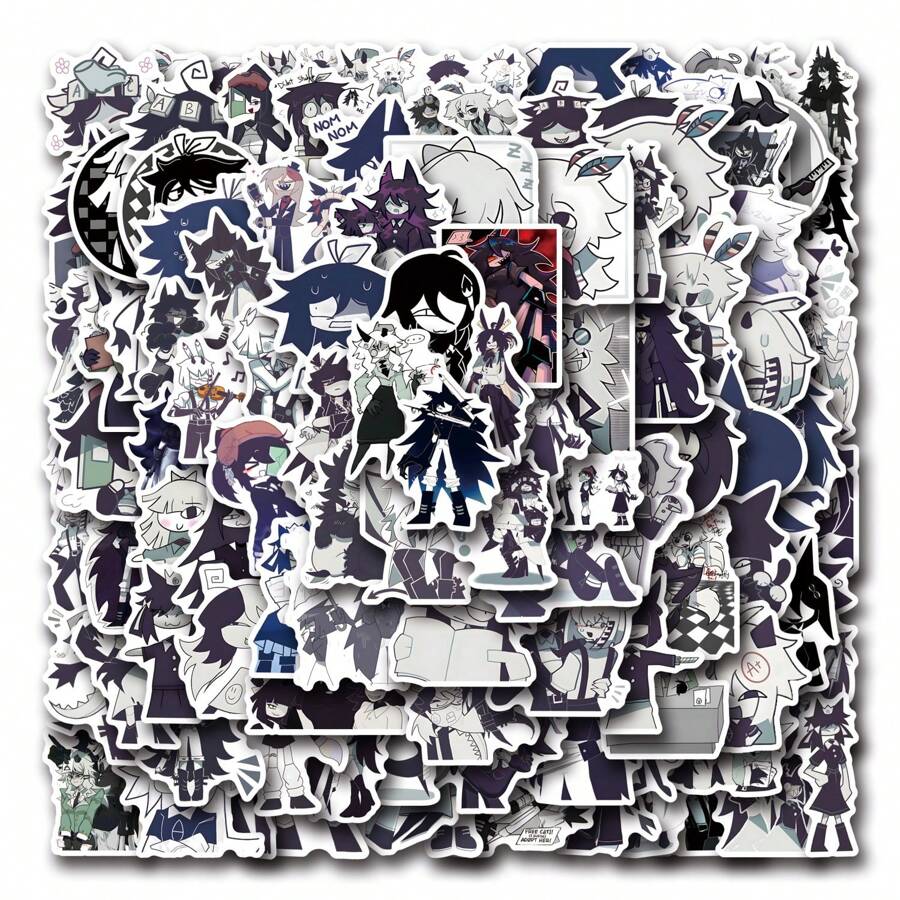 110pcs Fundamental Paper Education Sticker, For Decorating Stationery, Cup, Suitcases, Skateboard, Guitar, DlY Scrapbook Materials,