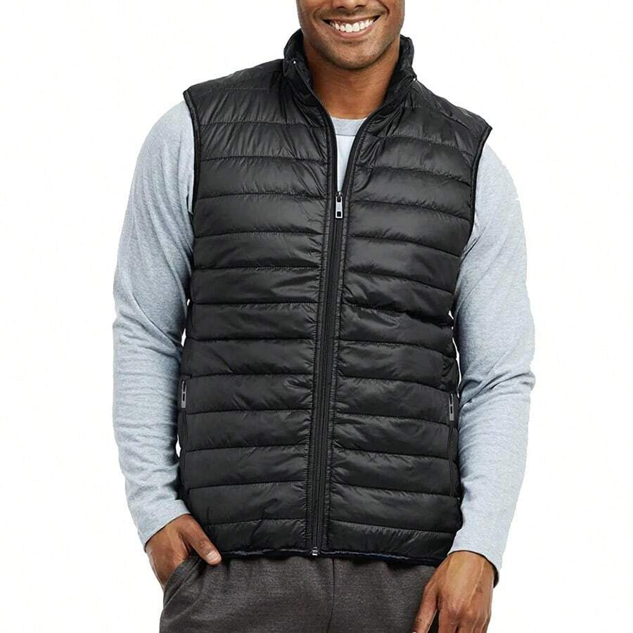 Men's Packable Midweight Puffer Vest (XS-2XL)