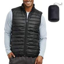 Men's Packable Midweight Puffer Vest (XS-2XL)