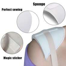 泡沫肩垫、泡沫肩垫、胸罩肩垫、肩部保护器胸罩肩垫、夹克、外套、T 恤肩垫 - 男女通用 - 彩色 - 查看 3