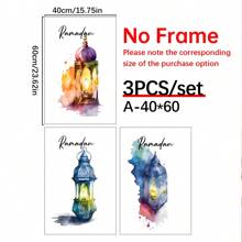 3pcs Canvas Wall Posters,Star Moon Decoration Posters, Holiday Decoration Gift,Wall Arts Decorative Murals, Home Decor,Bedroom Living Room Hallway Decoration,Poster Art Rama Decoration Gifts Birthday Graduation - Multicolor - View 12