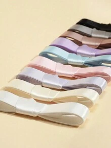 1 par de cordones de seda de color caramelo de 120cm, decoración versátil para diversos zapatos, estilo Y2K