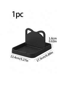 قطعة واحدة من رف تخزين الأغطية، حامل متعدد الوظائف للأغطية والمغارف، منظم مريح لملحقات سطح المطبخ