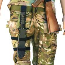 M9 Model Rubber Knife CS Game Training Outdoor Multi Tool Plastic Bayonet Fan Collect Gift Toy - Multicolor - View 5