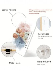 1 pieza Marco de fotos, se pueden agregar figuras a las fotos, fusionar imágenes, regalo conmemorativo personalizado, regalo para padres, fusión de imágenes, decoración del Día de San Valentín, alta calidad, personalización de moda, personalizado, único, regalo ideal para novio/novia, adecuado para el Día de San Valentín, aniversario, boda, sala de estar, hogar, cumpleaños, ceremonia de graduación y otras ocasiones - Multicolor - Ver 5