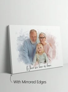 1 pieza Marco de fotos, se pueden agregar figuras a las fotos, fusionar imágenes, regalo conmemorativo personalizado, regalo para padres, fusión de imágenes, decoración del Día de San Valentín, alta calidad, personalización de moda, personalizado, único, regalo ideal para novio/novia, adecuado para el Día de San Valentín, aniversario, boda, sala de estar, hogar, cumpleaños, ceremonia de graduación y otras ocasiones - Multicolor - Ver 6