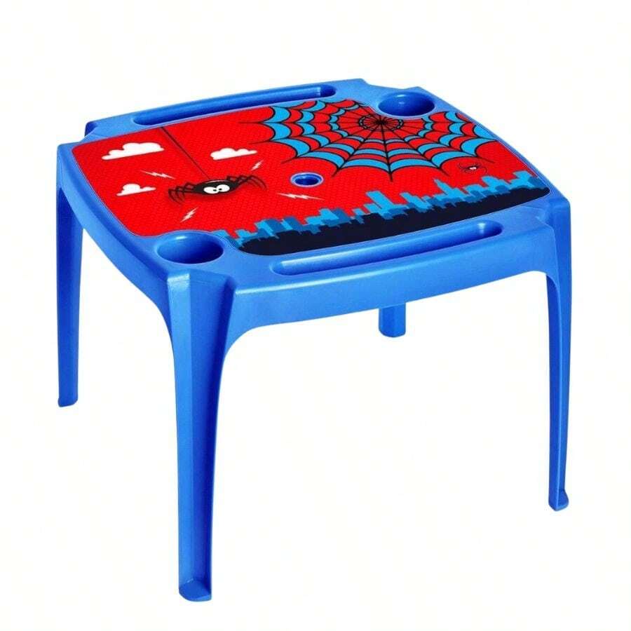 Children's Table With Cup Holder - Teia - 藍色 - 查看 1