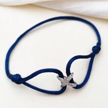 1 pieza Cuerda con cruz y diamante de moda como joyería divertida adecuada para el uso diario de mujeres