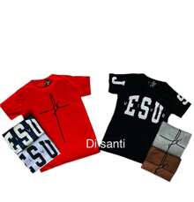 Kit 3 Men's T-Shirt Shirt Blouse Faith Gradient Evangelical Gospel Religious 100% Cotton - 彩色 - 查看 2