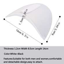 泡沫肩垫、泡沫肩垫、胸罩肩垫、肩部保护器胸罩肩垫、夹克、外套、T 恤肩垫 - 男女通用 - 彩色 - 查看 2