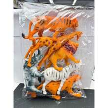 Kit 6 Wild Animals Rubber Toy Collection - 隨機的 - 查看 2