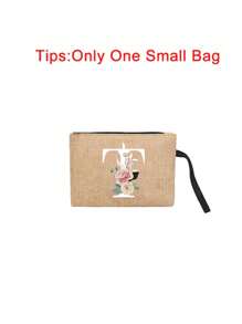 一套两只亚麻手提袋 - 一只印有 A-Z 字母，另一只印有字母和花卉图案，适合母亲节、个性化礼物等场合。黄色亚麻手提袋配白色提手，大小手提袋组合，完美适用于婚礼、生日、海滩、节日等场合 - 送给女性、母亲、教师、朋友、伴娘、学生、返校季的理想礼物（提供两只装和单只装两种选择）。 - 卡其色 - 查看 49